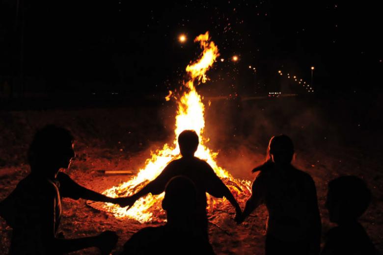 Regular bonfires at Cherish Lodge